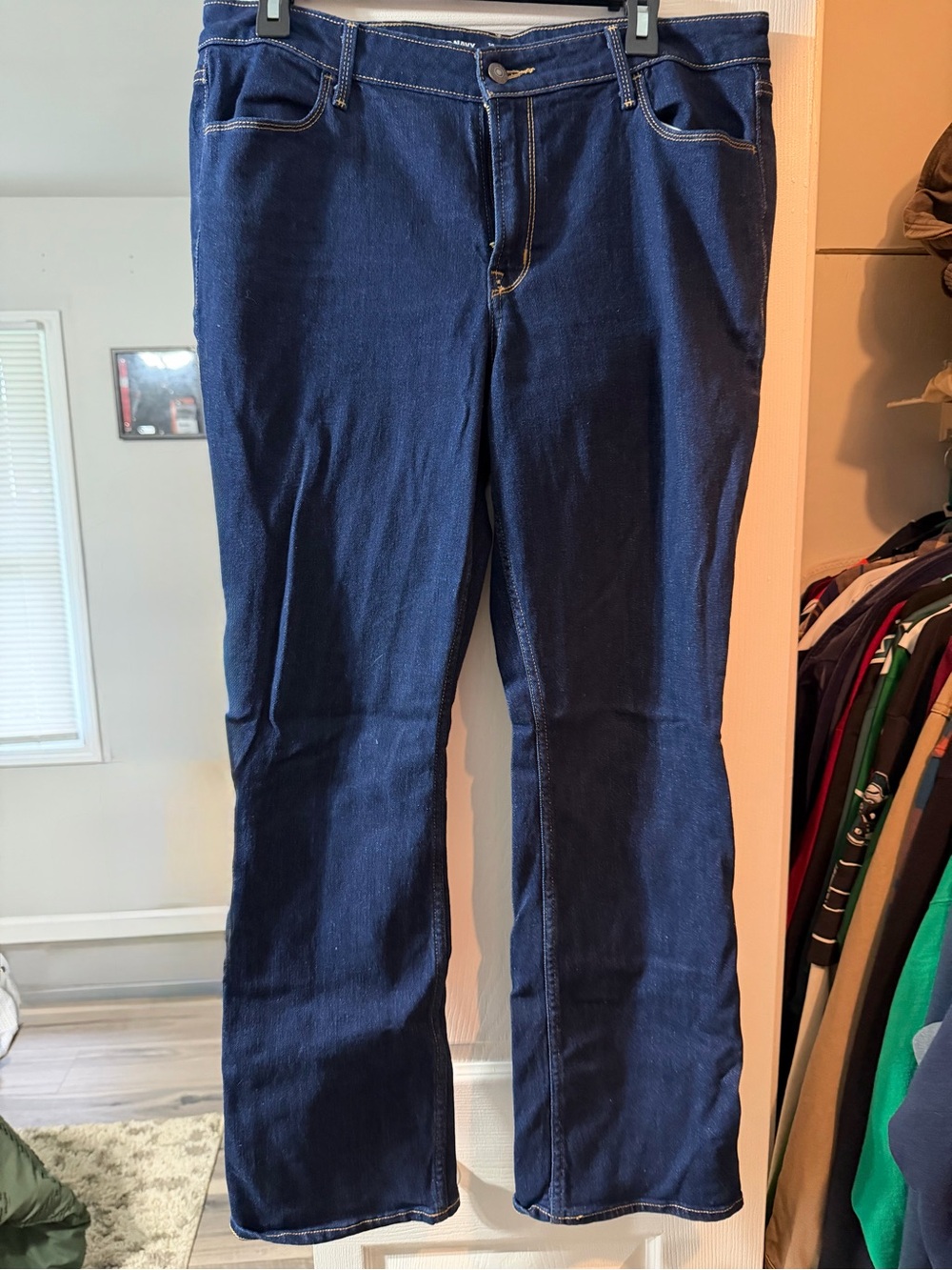 Women’s Dark Blue Stretch Bootcut Old Navy Jeans